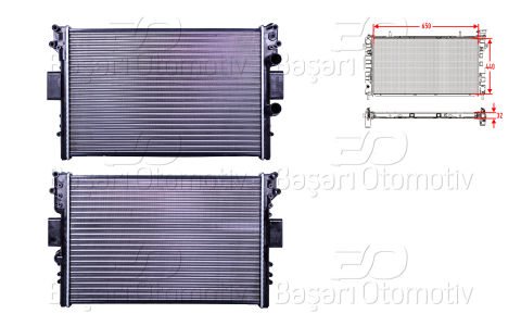 Su Radyatoru Mekanık Mt 650X440x32 Iveco Daıly 3 Da 99488591