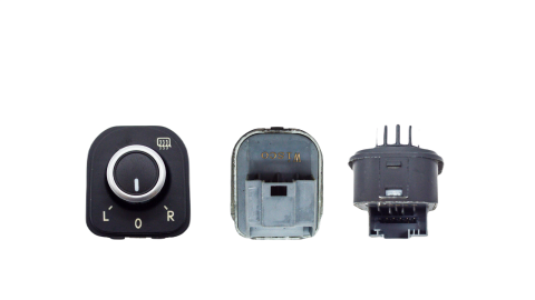 Ayna Ayar Dugmesı Krom Vw Golf5 6 Jetta Passat 5ND959565B