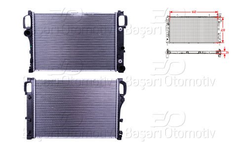 Su Radyatoru Brazıng Mt-At 640X459x26 Mercedes-Be 2215000203
