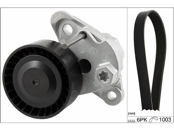 Ina V Kayış Seti VW Golf 7 - Passat 1.0 TSI - 1.2 TSI - 1.4 TSI 2013- 04E145299E