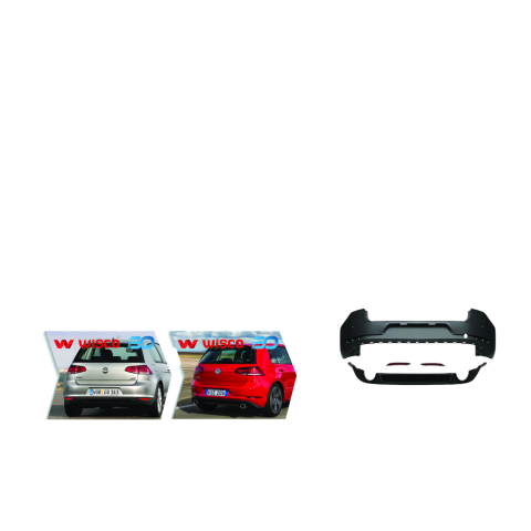 Tampon Seti Arka VW Golf 7.5 GTI - Golf 7 2013-2017 5G6807417 5G6807421