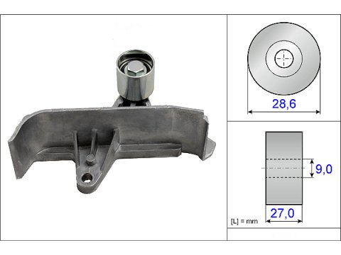 Passat A4 A6 Eksantrık Gergı Rulmanı 97-04 [Ina] [06B109477A]