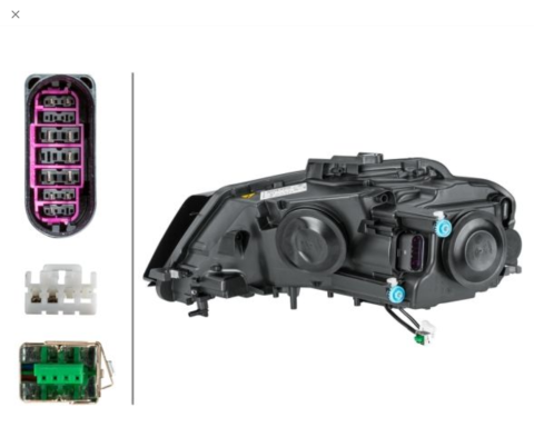 Hella Sağ Far Xenon Ledli Audi A3 2008-2012 - 8P0941030BM