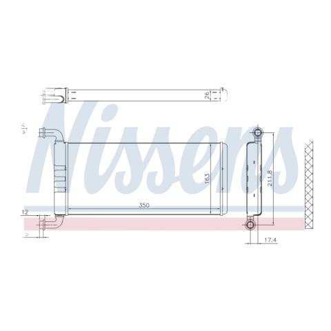 Wisco Kalorifer Radyatörü VW Crafter 2E0819017C