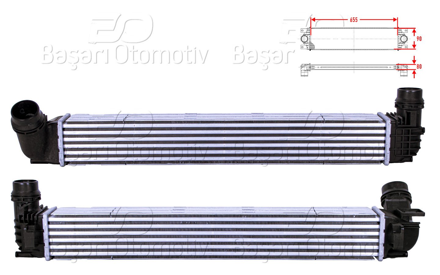 Turbo Radyatoru (Intercooler) 655X90x80 Renault Scenıc 14496