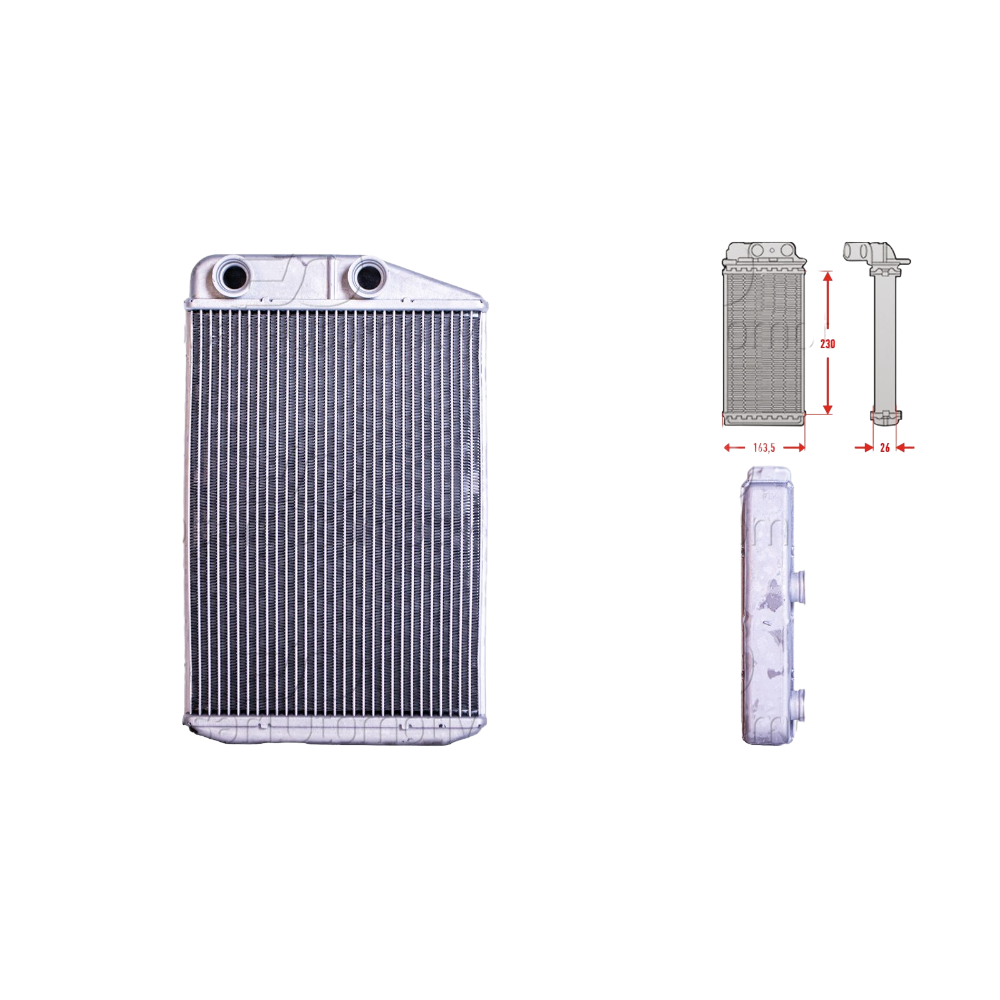 Citroen Jumper Kalorifer Radyatörü 77364073 - Wisco