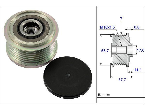 Ina Alternatör Gergi Rulmanı Ford Tourneo Transit F3 Fcd 535012810
