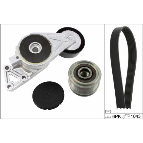 Ina V Kayış Seti VW Golf 4 - Golf 5 - Bora - Jetta - Passat - T5 - A3 - Leon 1.6-2.0 FSI 1997-2010 06A903315E