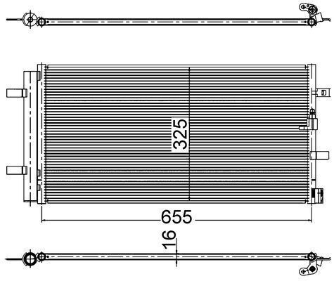 Behr Klima Radyatörü Audi A4 - A5 - A6 - A7 - Q5 8K0260403D