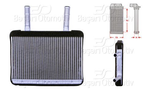 Kalorıfer Radyatoru Brazıng Hyundaı Kamyonet Kıa Bongo 97138