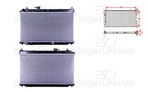 Su Radyatoru Brazıng At 658X350x16 Mm Honda Cıty New 0 19010