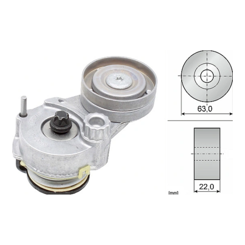 Ina V Kayış Gergisi Komple Opel Astra G - H - J - Insignia - Vectra C - Mokka - Zafira B - Cruze - Aveo - Trax Z16XEP 2004- 534014710
