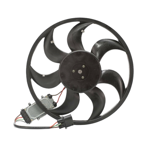 Fan Motoru Davlumbazsız Sağ 420mm 4 Fiş 7 Kanat VW Touareg - Q7 - Cayenne 3.0 TDI 2003- 7L0959455D