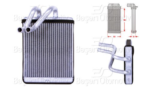 Kalorıfer Radyatoru Brazıng 195X170 Mm Kıa Sorento 2.4 2.5 Crdı [97227]
