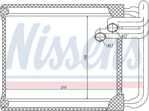 Kalorıfer Radyatoru Brazıng Mt-At 150X210x27 Mm Hyundaı I30 1.4 1.6 Crdı [97138]