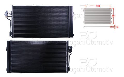 Klıma Radyatoru 708X391x16 Mercedes-Benz Vıto. Vı 6398350270