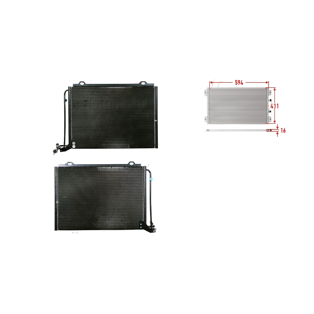 Klima Radyatörü Mercedes-Benz W202 1993- 2028300970