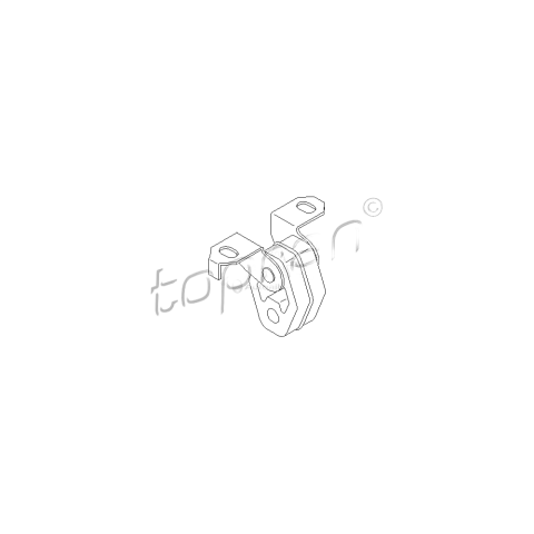 Topran Egzost Askı Lastiği Golf 4 - Bora - A3 108730