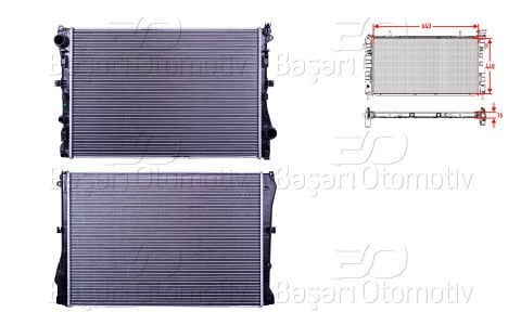 Su Radyatoru Brazıng Mt 640X448x16 Mercedes-Benz  0995002103