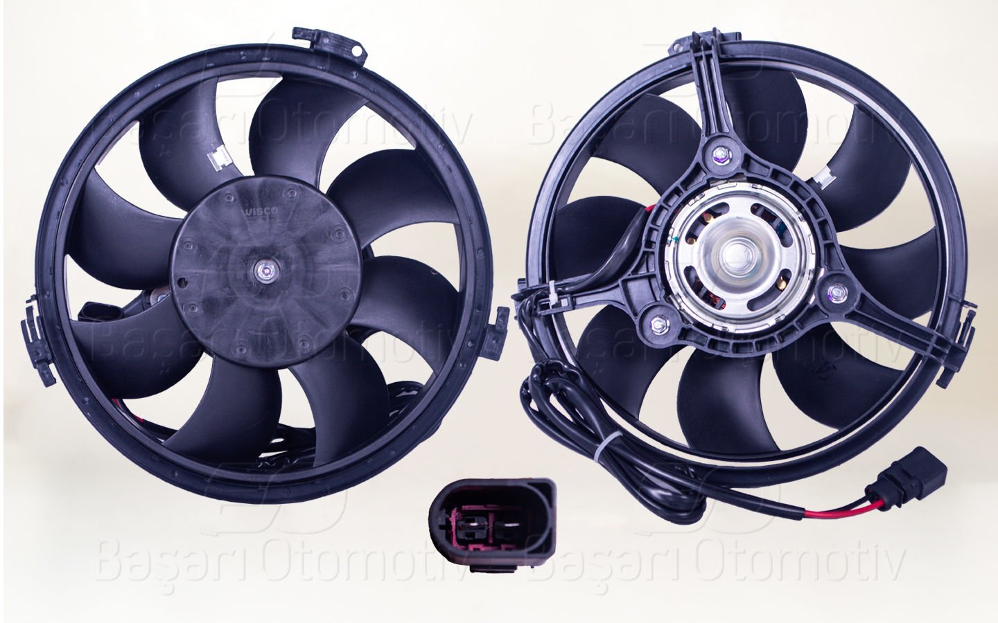 Fan Motoru Davlumbazsız (280 Mm-2 Fıs-8 Kanat) Vw 8D0959455R