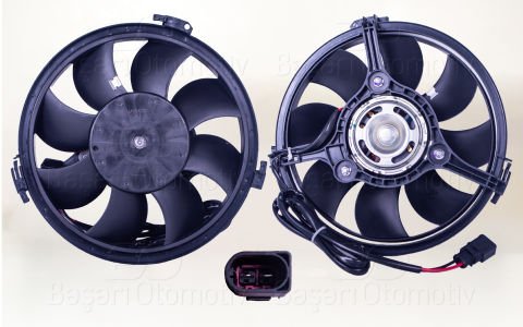 Fan Motoru Davlumbazsız (280 Mm-2 Fıs-8 Kanat) Vw 8D0959455R