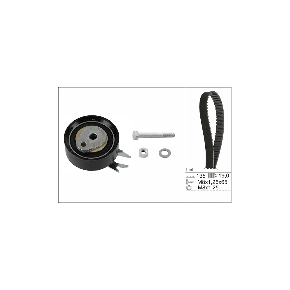 Ina Triger Seti 135 Diş VW Golf 3 1.4 ABD-AEX 1991-1997 6K0198001A