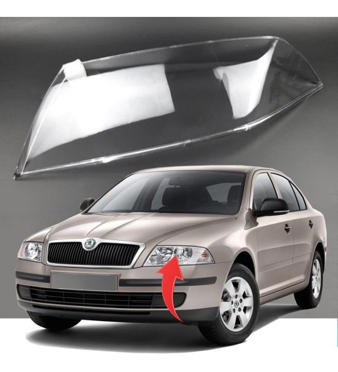 Far Camı Sol Skoda Octavia 2 2004-2008 - 1Z1941017P 1Z1941017C