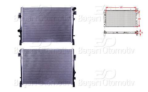 Su Radyatoru Brazıng Mt-At 638X468 Chrysler Journ 68038238AA