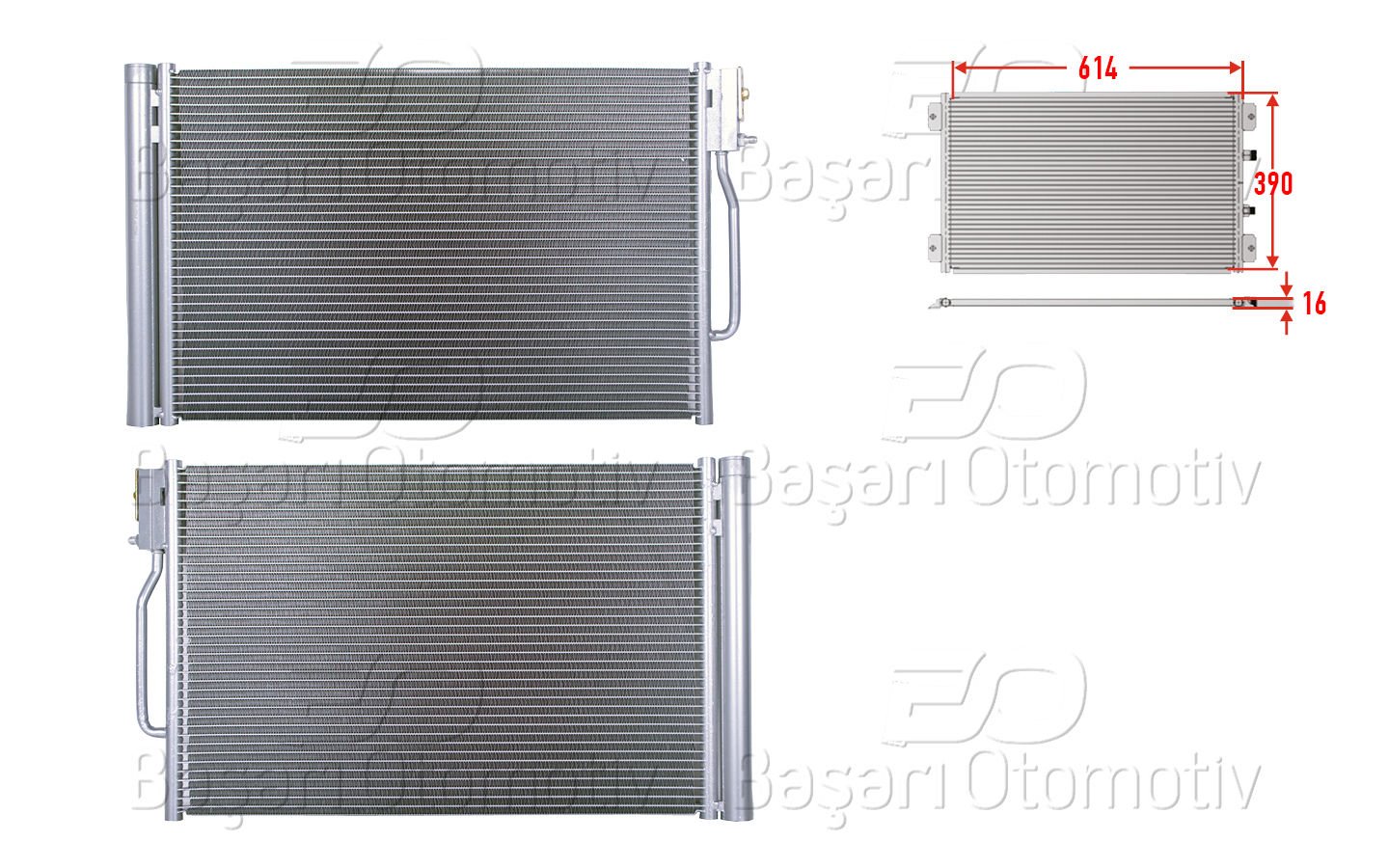 Klıma Radyatoru 598X388x16 Opel Insıgnıa B 1.4 1.5  84153744