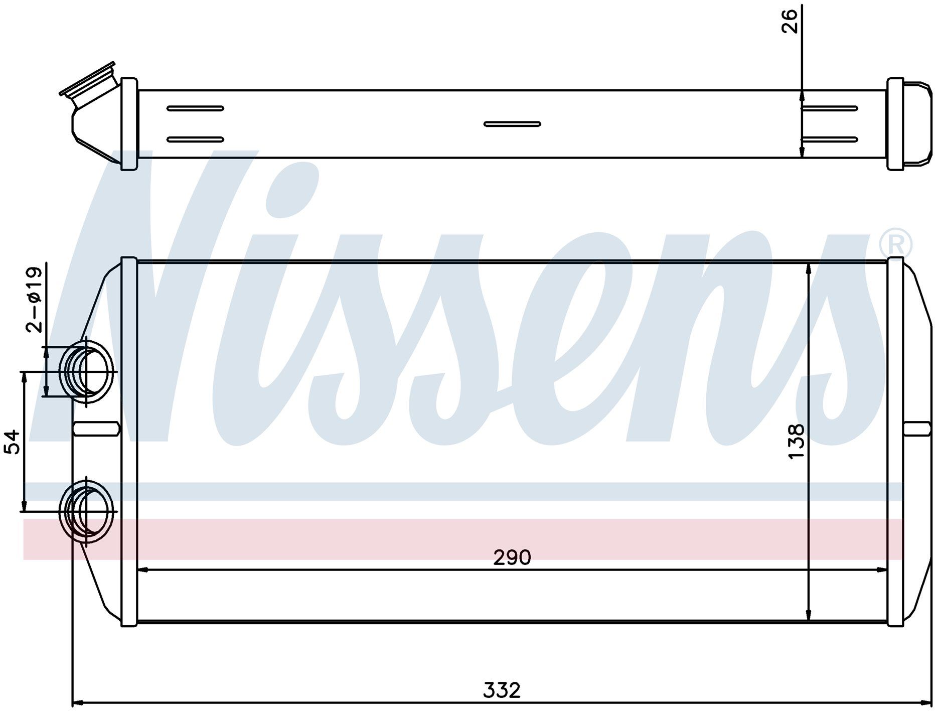 Kalorıfer Radyatoru Brazıng 290X138 Mm Cıtroen Berlı 6448.Q6