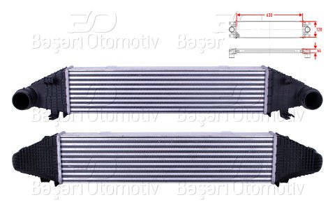 Turbo Radyatoru (Intercooler) 630X120x64 Mercedes 2045000000