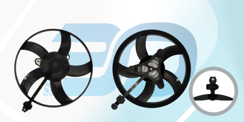 Fan Motoru Davlumbazsız (302 Mm-2 Fıs-5 Kanat) V 6Q0959455AF