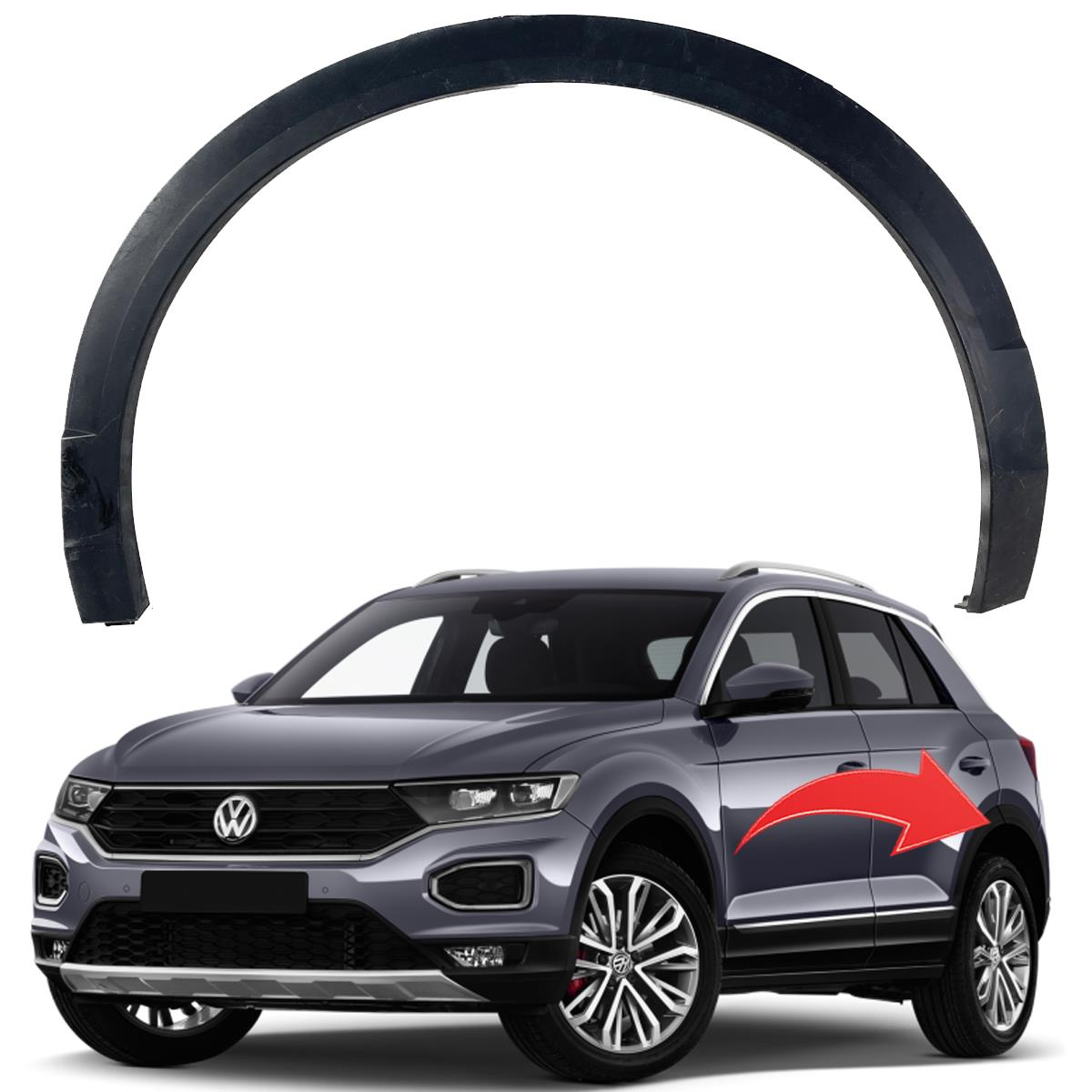 T-Roc 17- Arka Sol Çamurluk Dodik 2GD854820