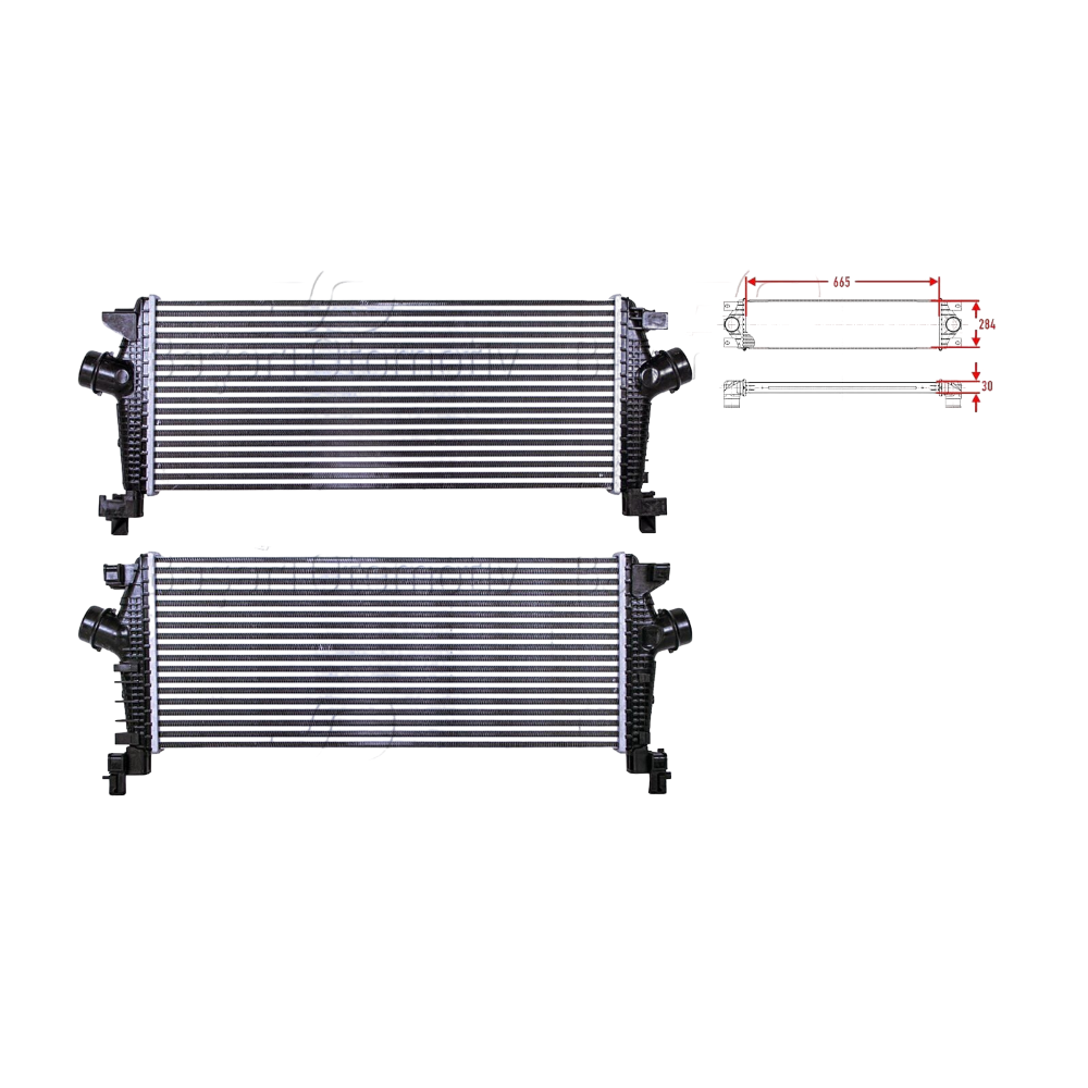 Turbo Radyatörü (Intercooler) Opel Insignia - Astra J - Zafira Tourer C - Chevrolet Cruze 1.4 2011- 1302216