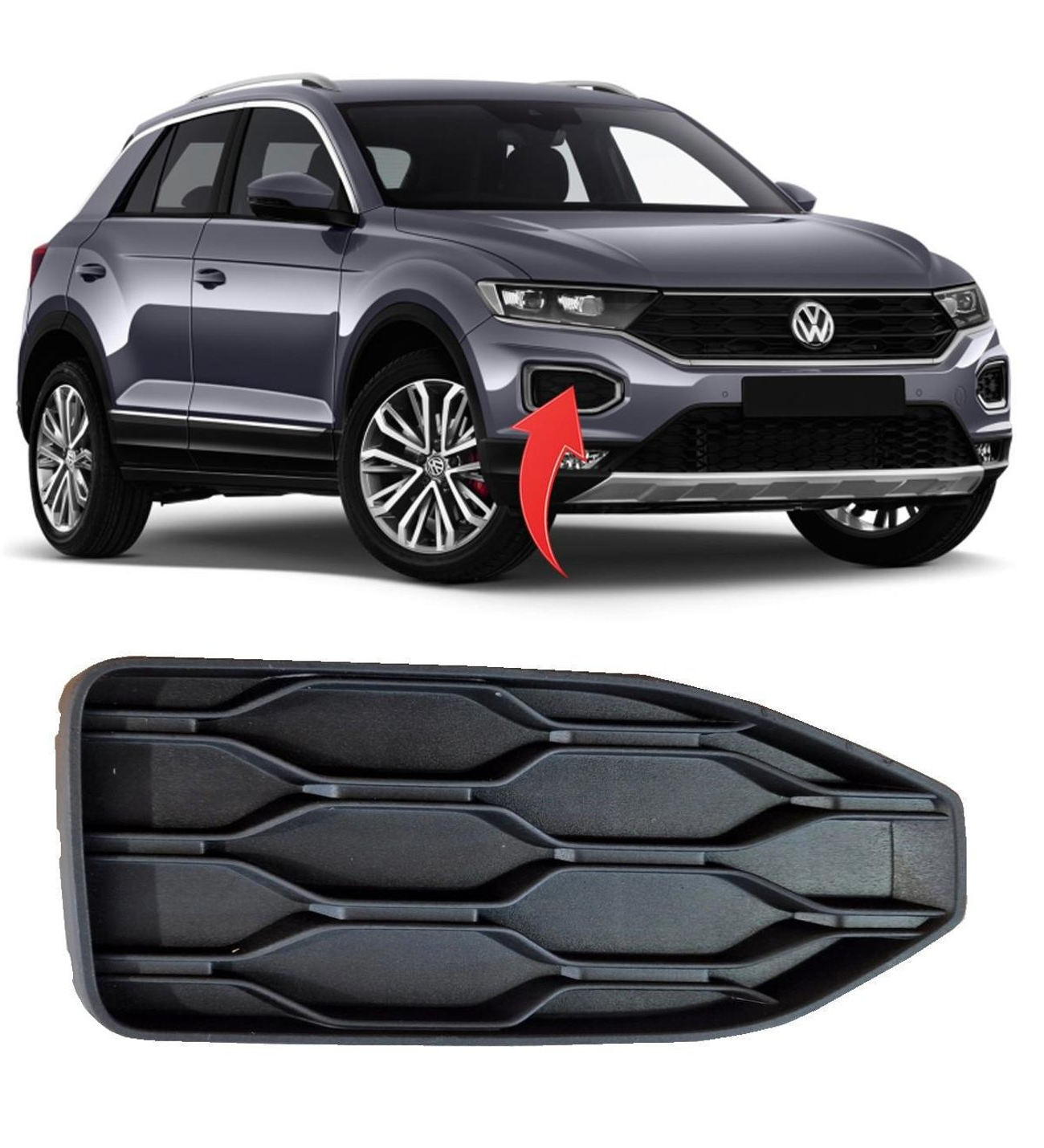 Volkswagen T-Roc Ön Tampon Kapağı Sağ 2GA853212A - Uygun Fiyat