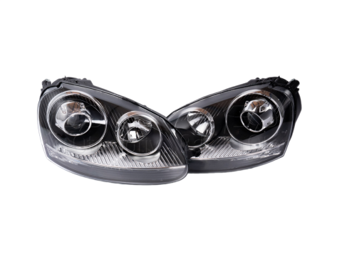 Far Setı Sol Sag Merceklı Sıyah Krom Tak/Calıstır Vw 1243827