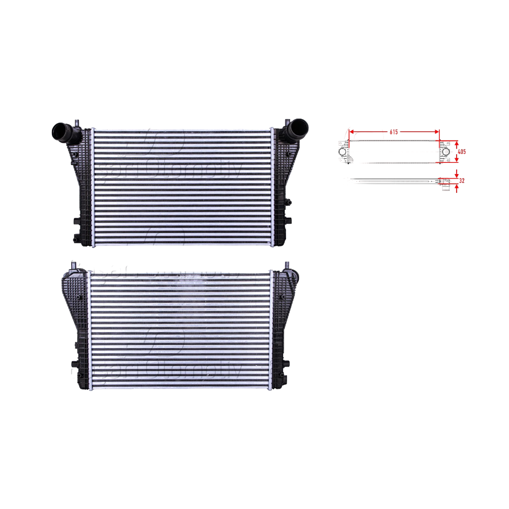 Wisco Turbo Radyatörü (Intercooler) Jetta 1K0145803AF