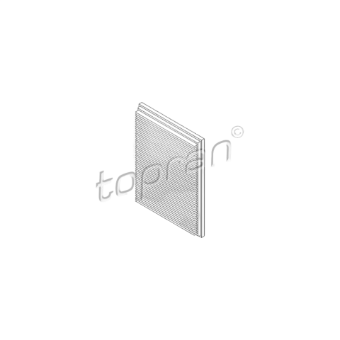Topran Hava Filtresi Opel Astra F Cabrio 1.4 - 1.6 - 1.7 - 2.0 1991- 0834264