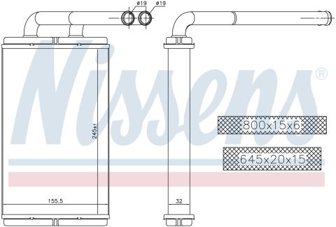 Kalorıfer Radyatoru Brazıng Mt-At 245X156x32 Mm Che 96629611