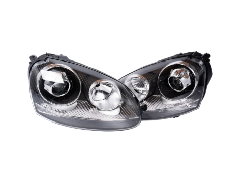 Far Setı Sol Sag Merceklı Sıyah Krom Tak/Calıstır Vw 1243811