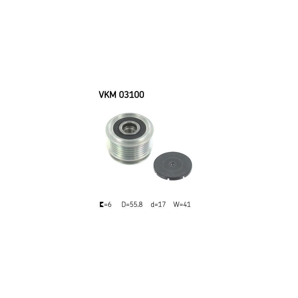 Skf Alternatör Kasnağı VW T5 - Caddy - Polo - Golf - Crafter - A3 - A4 - Leon 1.2 TDI - 1.6 TDI - 2.0 TDI 022903119C