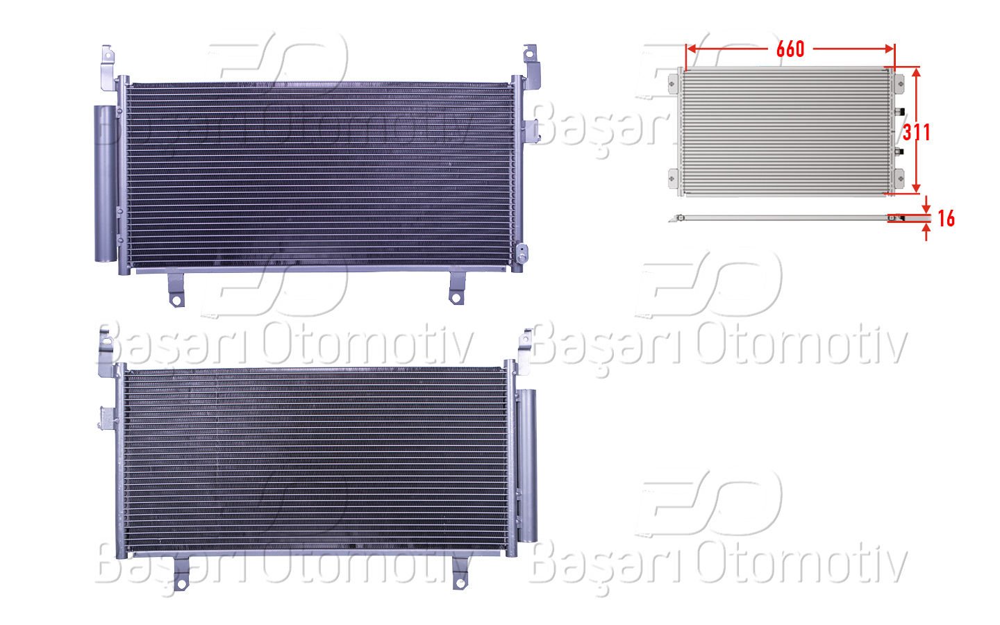 Klıma Radyatoru 660X311x16 Subaru Forester 12> 73210