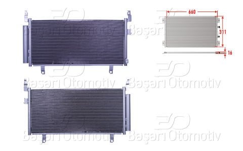 Klıma Radyatoru 660X311x16 Subaru Forester 12> 73210