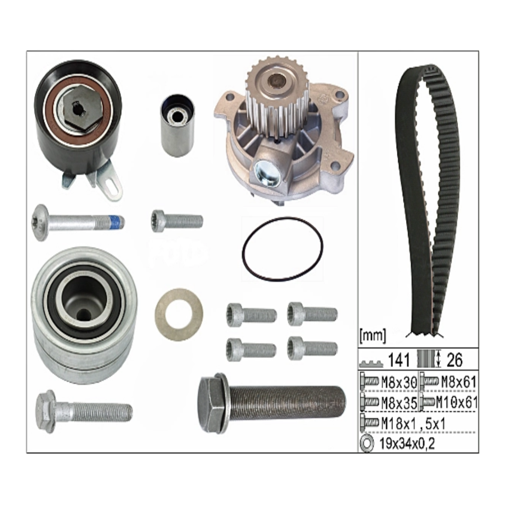 Ina Triger Seti ve Devirdaim VW Crafter 2.5 TDI BJK-BJL-BJM 076198119