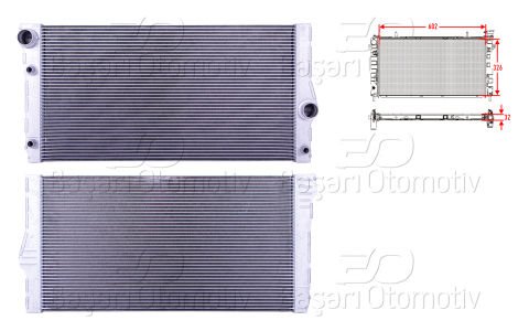 Su Radyatoru Brazıng Mt-At 602X326x32 Bmw 5 Serısı F 7562586
