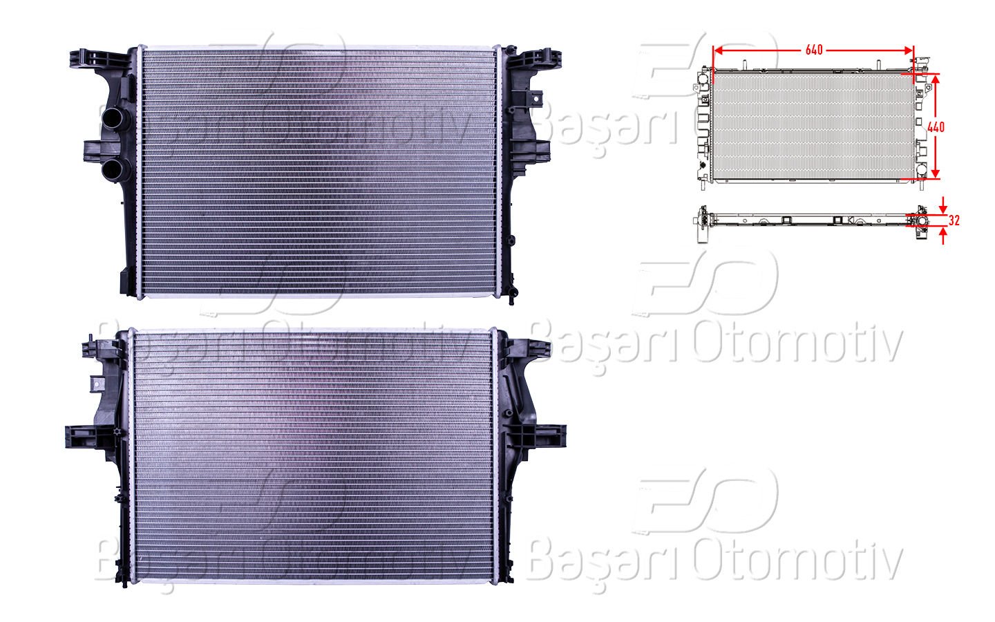 Su Radyatoru Brazıng Mt 640X440x32 Iveco Daıly4 2 5801264635