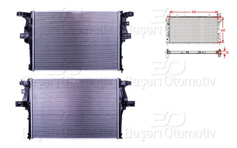 Su Radyatoru Brazıng Mt 640X440x32 Iveco Daıly4 2 5801264635