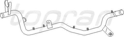 Radyator Su Borusu Sac Vw Caddy Ibıza Golf3 1.6 1.9 108901