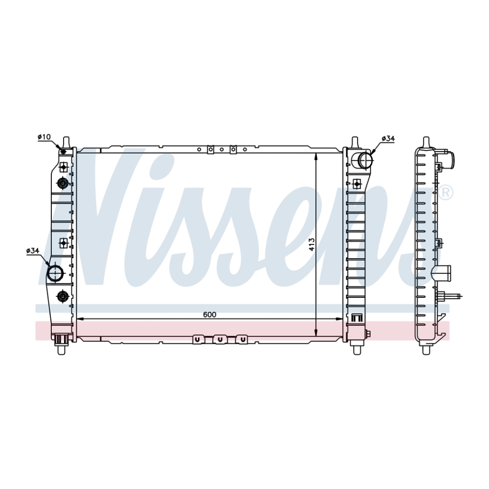 Wisco Su Radyatörü Chevrolet Kalos 96536526 - Uygun Fiyat
