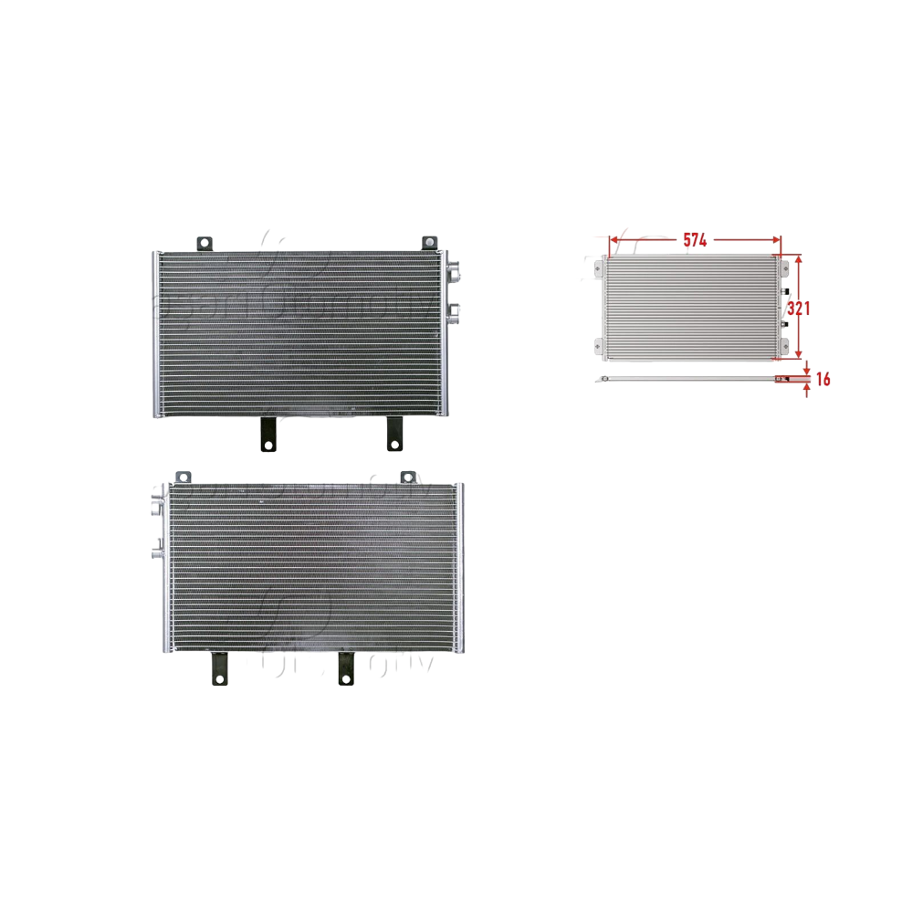 Klima Radyatörü Alfa Romeo 145 - 146 - 155 1992- 46433568